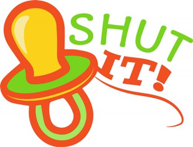 Picture of Shut It SVG File