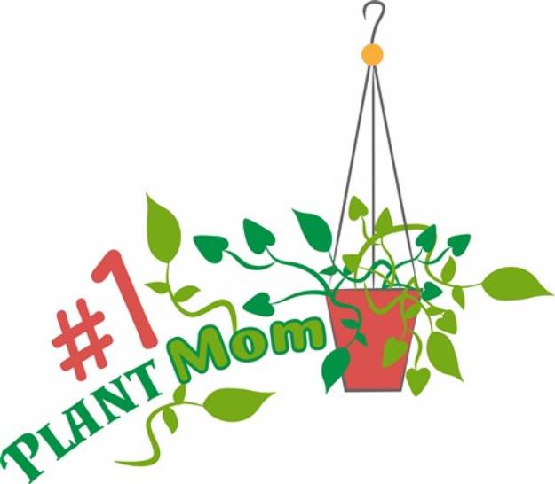 Picture of #1 Plant Mom SVG File