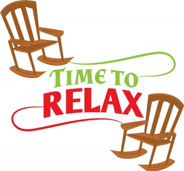 Picture of Time To Relax SVG File