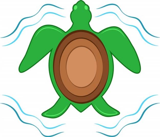 Picture of Sea Turtle SVG File