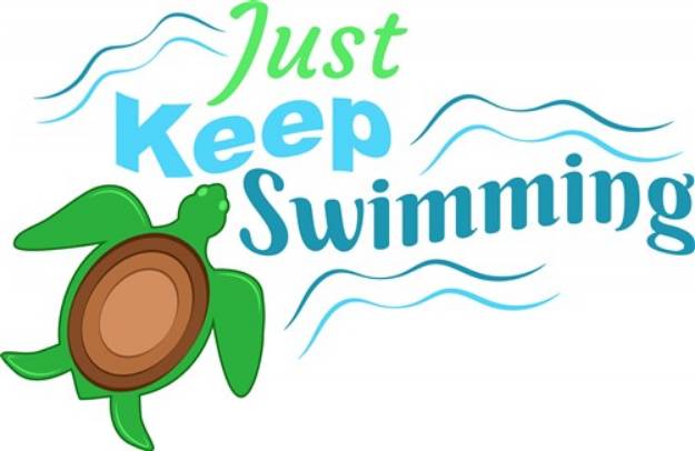 Picture of Just Keep Swimming SVG File