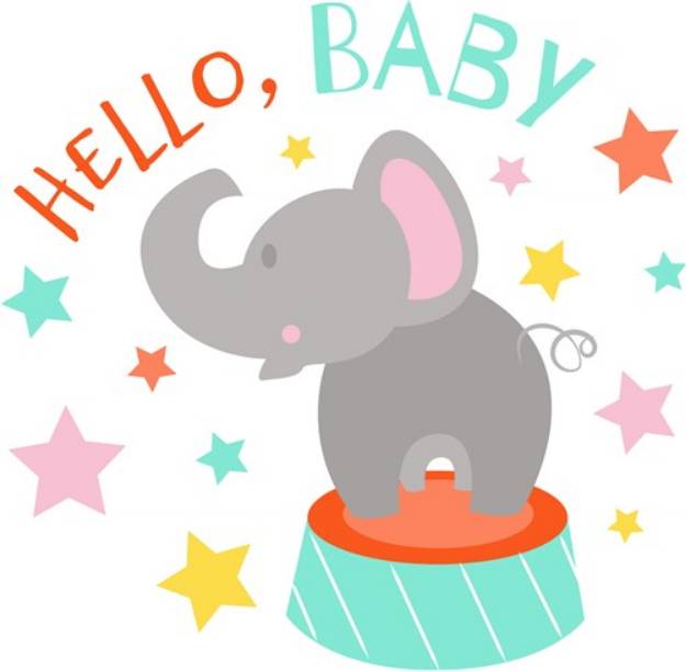 Picture of Hello Baby SVG File
