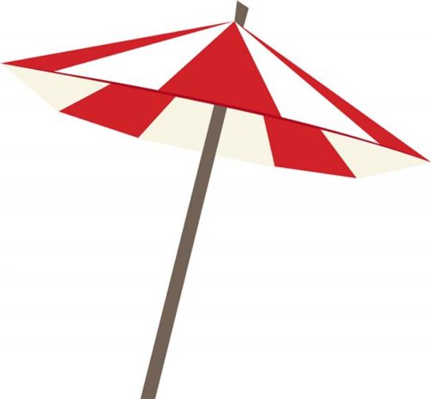 Picture of Beach Umbrella SVG File