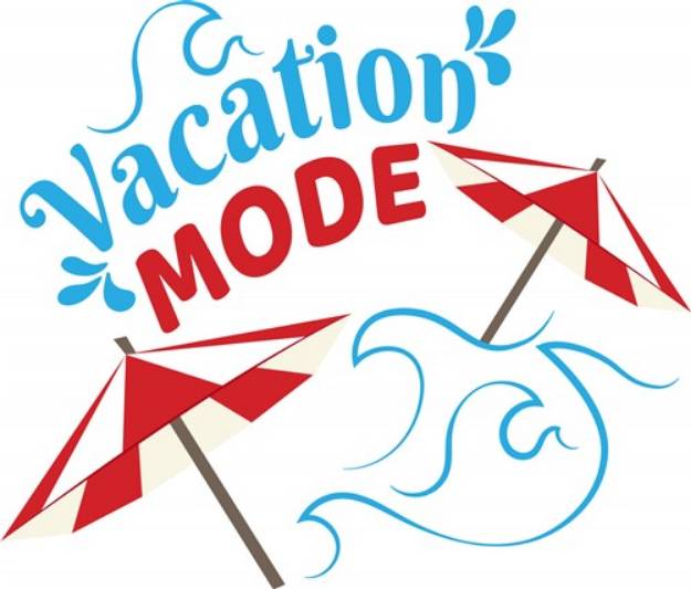 Picture of Vacation Mode SVG File