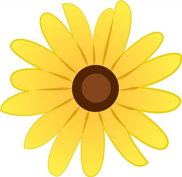 Picture of Yellow Daisy SVG File