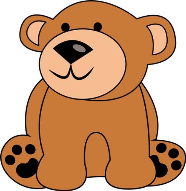 Picture of Bear Cub SVG File