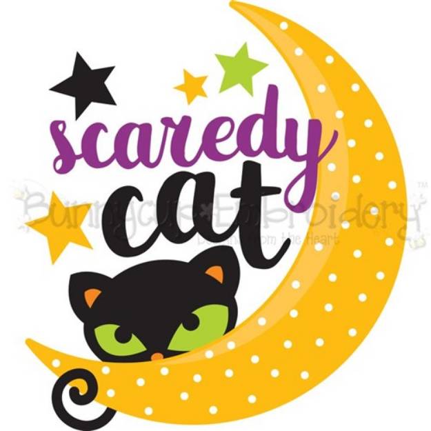 Picture of Scaredy Cat SVG File