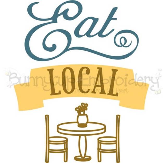 Picture of Eat Local SVG File