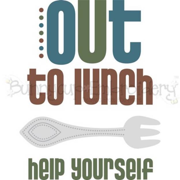 Picture of Out To Lunch Help Yourself SVG File