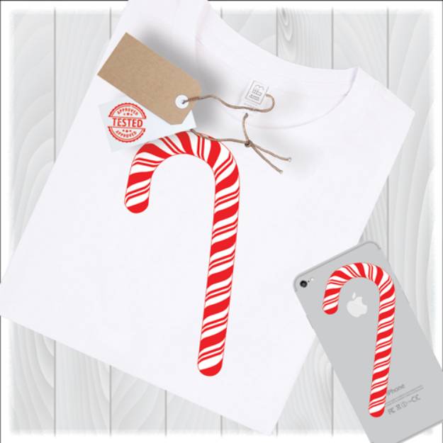 Picture of Candy Cane SVG Files for Cricut Designs SVG File