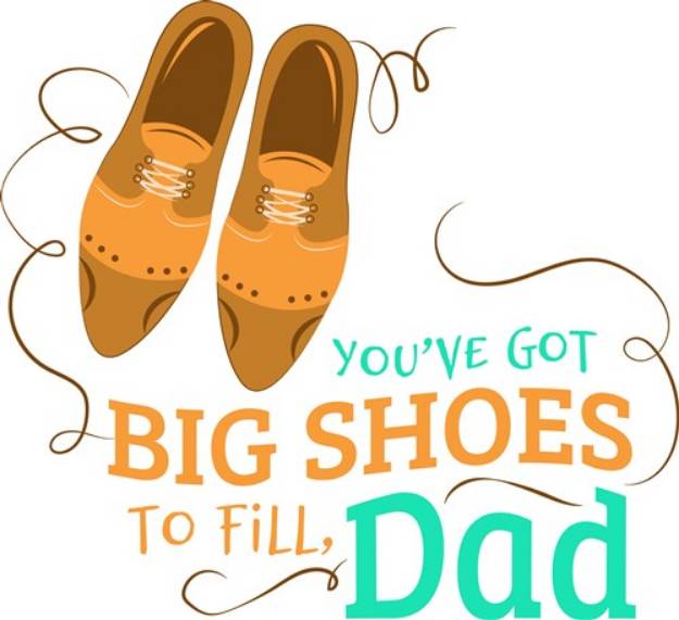 Picture of Big Shoes To Fill SVG File