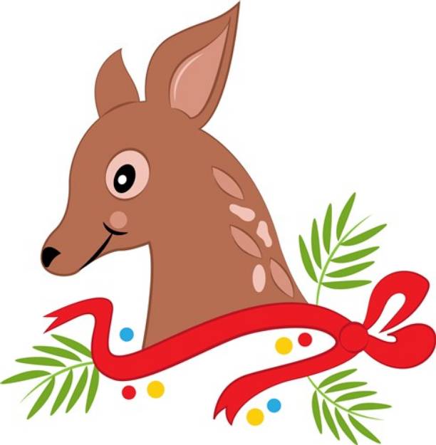 Picture of Deer Head SVG File