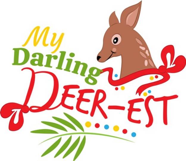 Picture of Darling Deerest SVG File