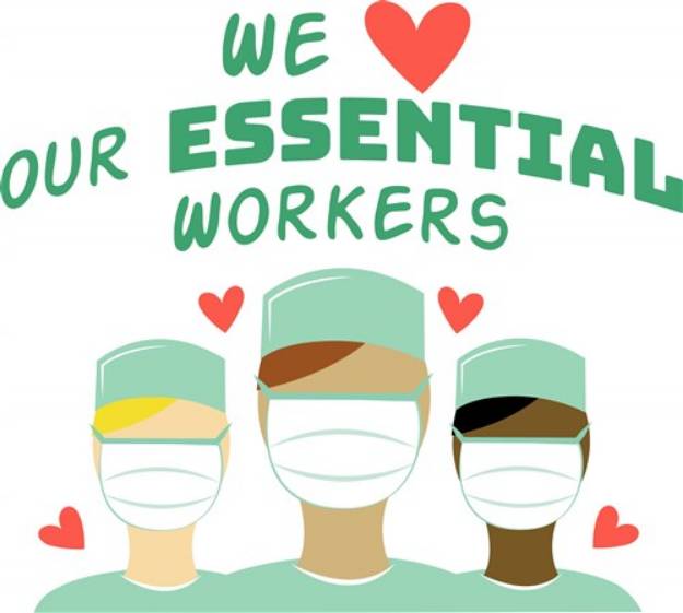 Picture of Essential Workers SVG File