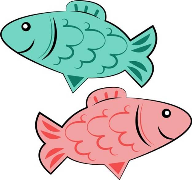 Picture of Cartoon Fish SVG File