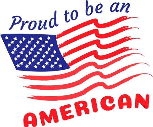Picture of Proud American SVG File