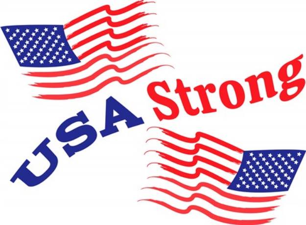 Picture of USA Strong SVG File