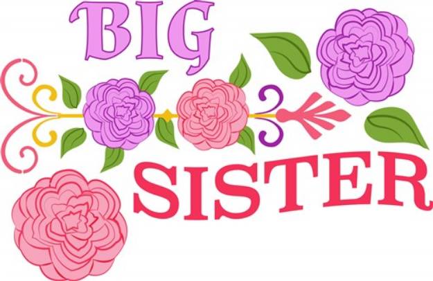 Picture of Big Sister SVG File