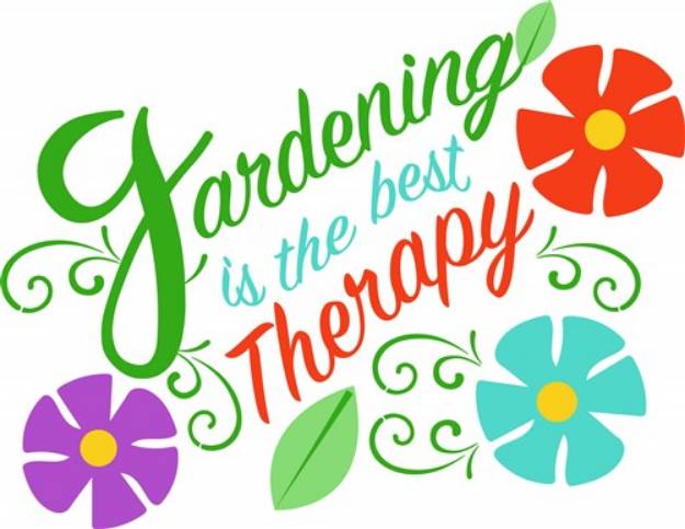 Picture of Gardening Therapy SVG File