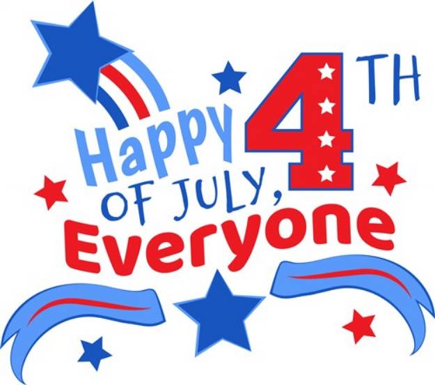 Picture of Happy 4th Of July SVG File