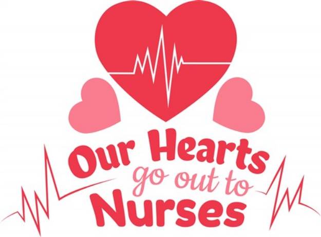 Picture of Our Hearts Nurses SVG File