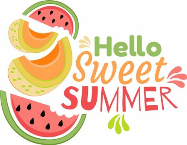Picture of Hello Sweet Summer SVG File
