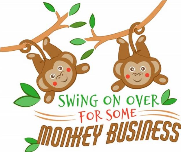 Picture of Monkey Business SVG File