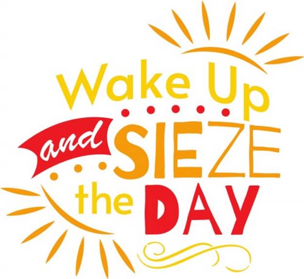 Picture of Seize The Day SVG File