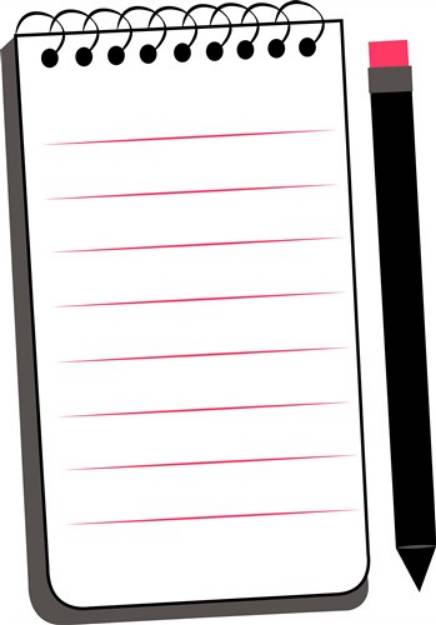 Picture of Notepad SVG File