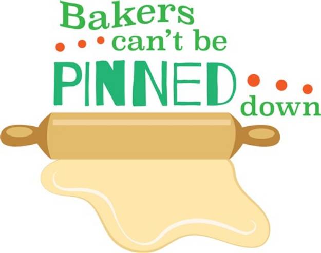 Picture of Bakers Pinned Down SVG File