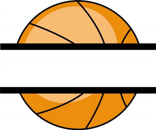 Picture of Basketball Namedrop SVG File