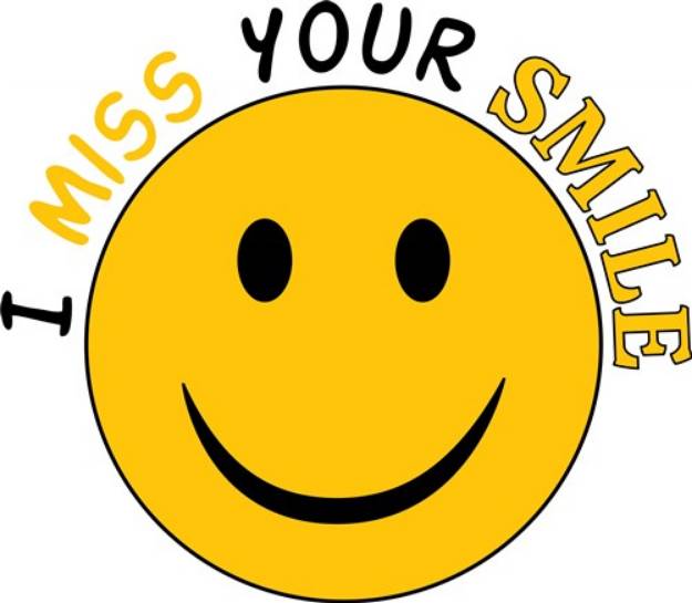 Picture of Miss Your Smile SVG File