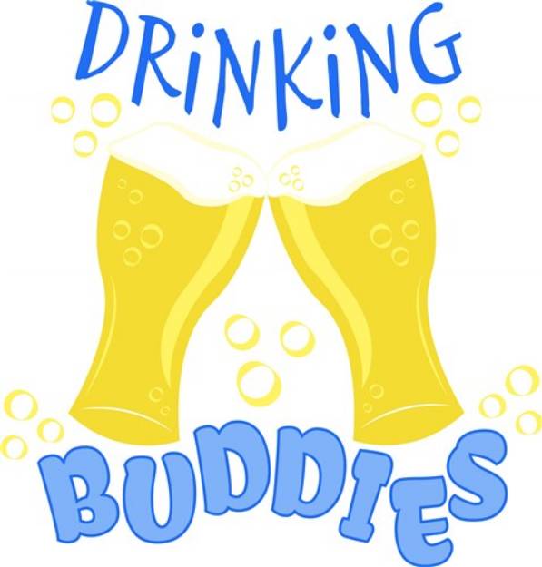 Picture of Drinking Buddies SVG File