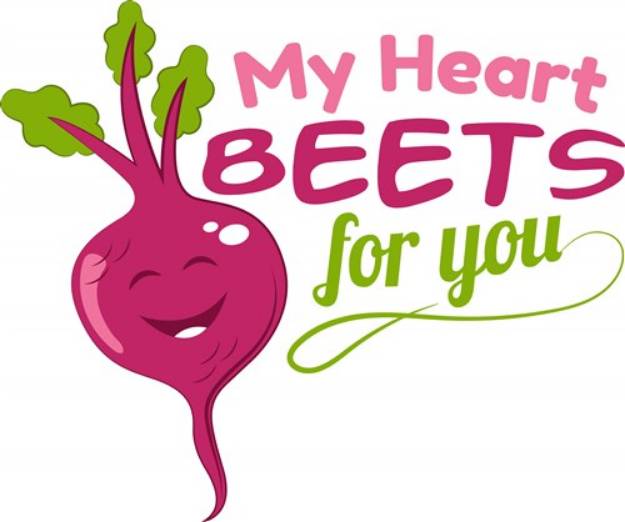 Picture of My Heart Beets SVG File