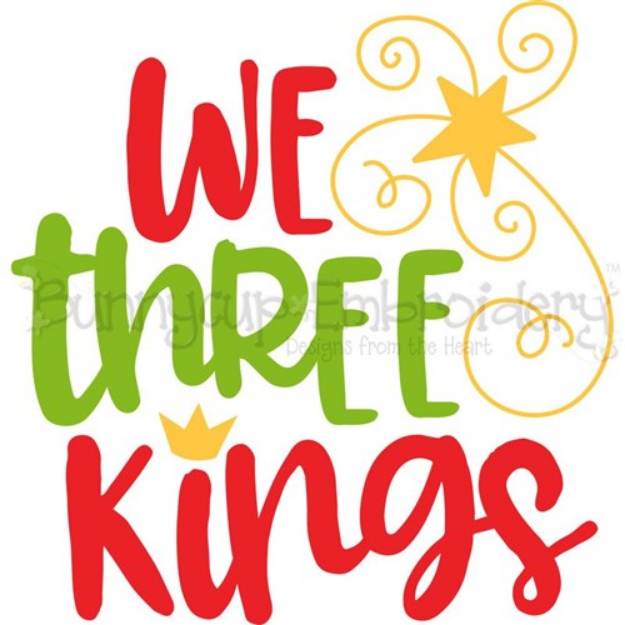 Picture of We Three Kings SVG File