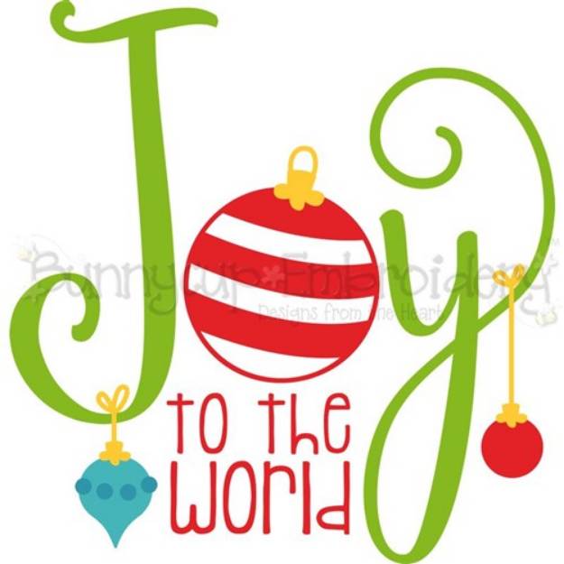 Picture of Joy To The World SVG File