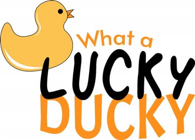 Picture of Lucky Ducky SVG File