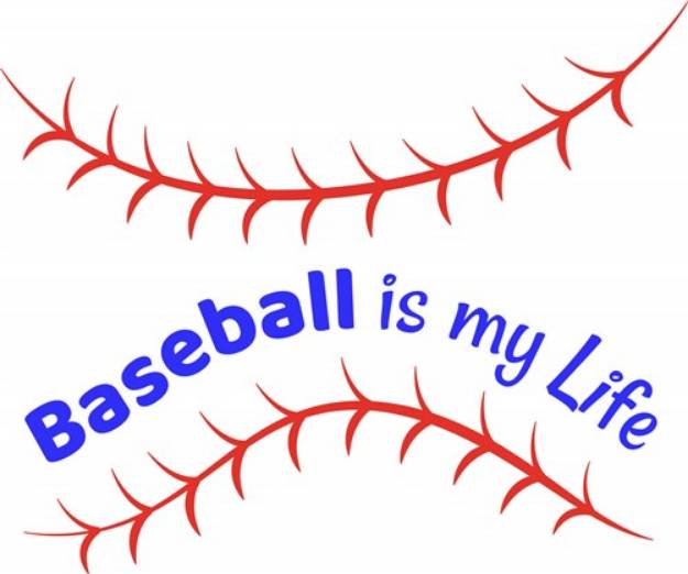 Picture of Baseball  Life SVG File