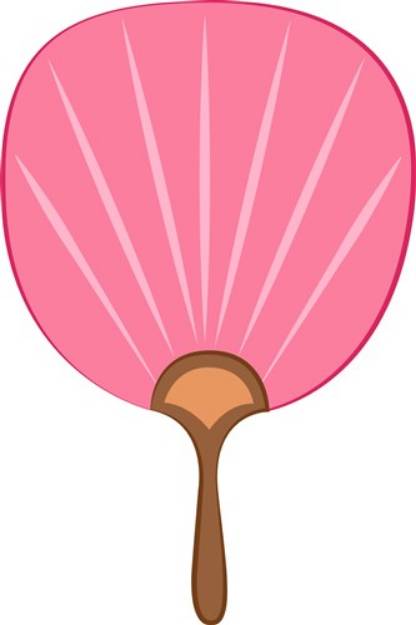 Picture of Hand Fan SVG File