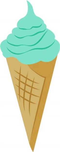 Picture of Ice Cream Cone SVG File