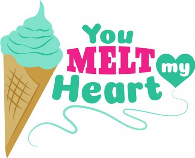 Picture of Melt My Heart SVG File