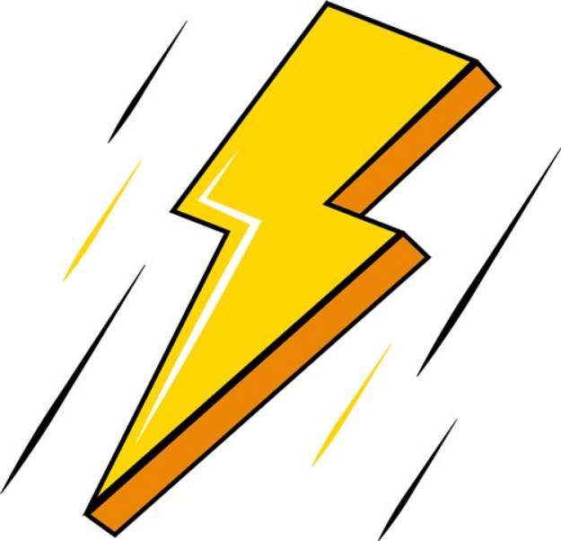Picture of Lightning Bolt SVG File