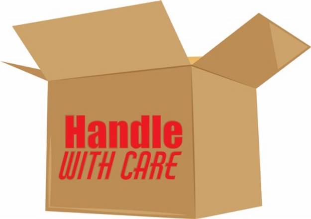 Picture of Handle With Care SVG File