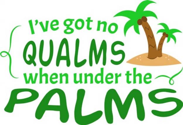 Picture of Under The Palms SVG File