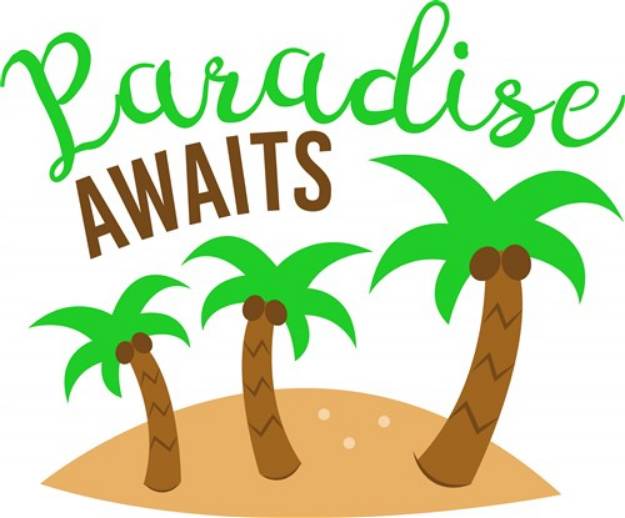 Picture of Paradise Awaits SVG File