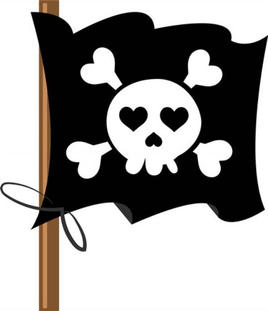 Picture of Pirate Flag SVG File