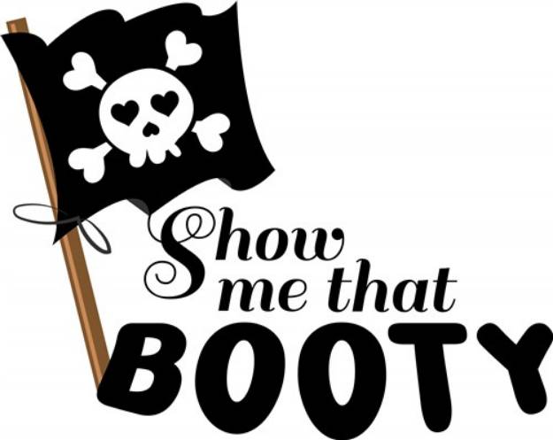 Picture of Show Me Booty SVG File