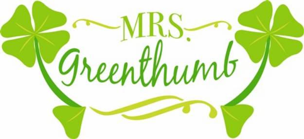 Picture of Mrs Greenthumb SVG File