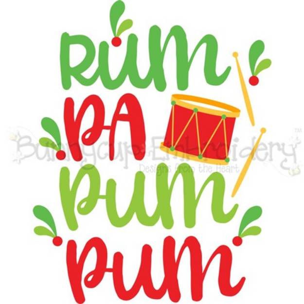 Picture of Rum Pa Pum Pum SVG File