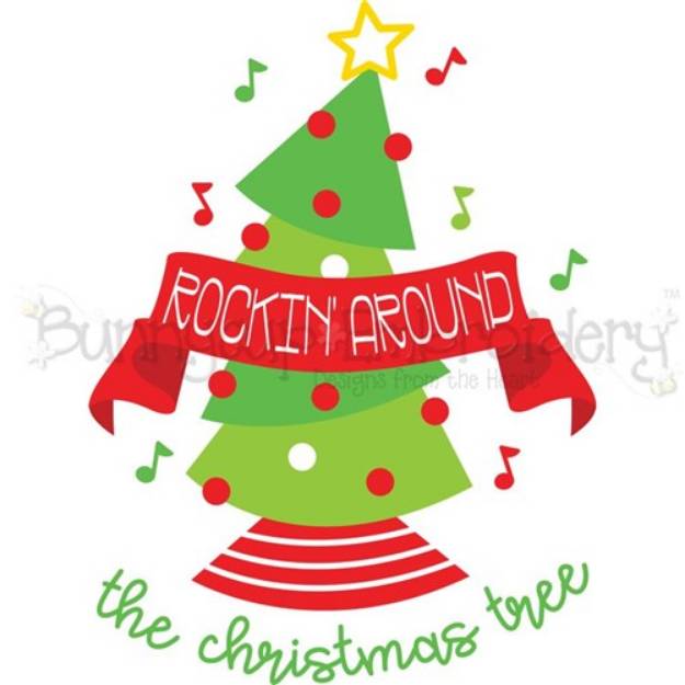 Picture of Rocking Around The Christmas Tree SVG File